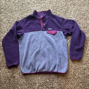 Patagonia purple pullover